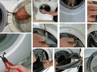 Как заменить манжет на стиральной машинке