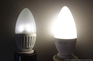Для регулировки яркости ламп накаливания давным-давно был изобретён диммер