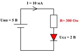 Расчёт резистора
