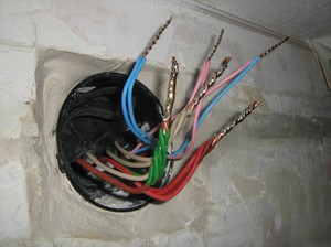 Работа с проводами
