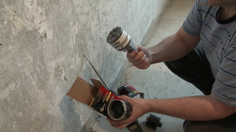 Как правильно сверлить бетон