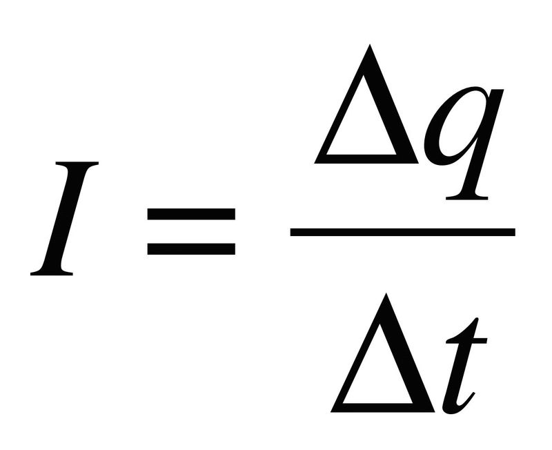Формула измерения силы тока