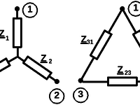 Соединения резисторных цепей в треугольник